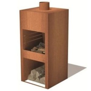 houtkachel cortenstaal